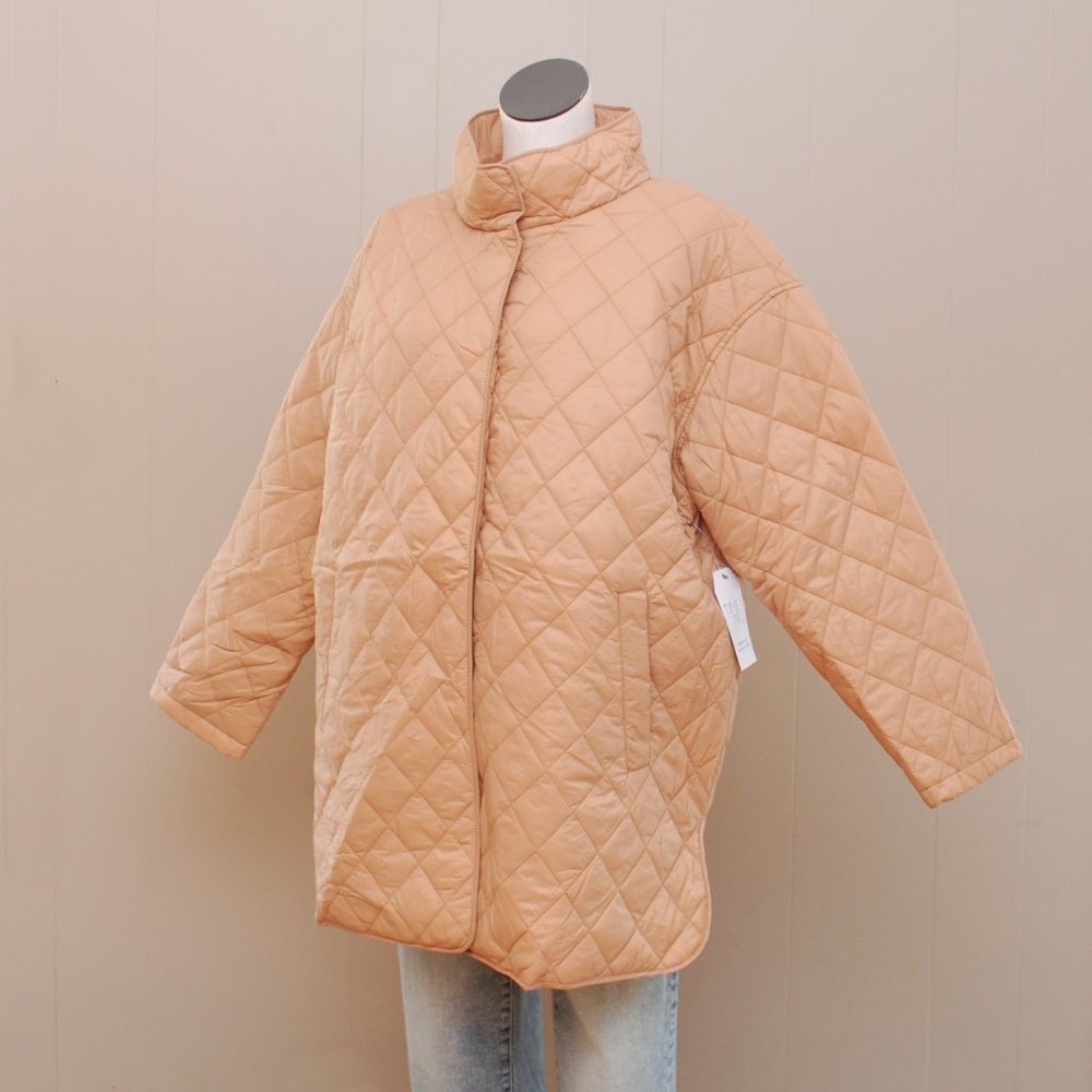 Time and Tru Women's Missy Barn Jacket Brown - Pre Owned